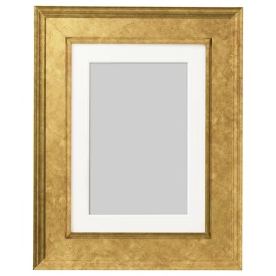 IKEA VIRSERUM Frame, gold-colourr | IKEA Picture & photo frames | IKEA Frames & pictures | Eachdaykart