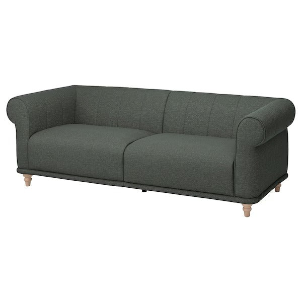IKEA Viskafors 3 seat sofa lejde grey green birch