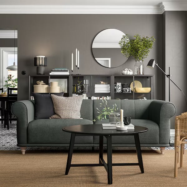 IKEA Viskafors 3 seat sofa lejde grey green birch