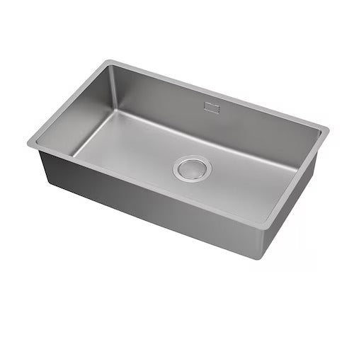 IKEA VRESJON Inset sink, 1 bowl, stainless steel | IKEA Kitchen sinks | IKEA Modular Kitchens | Eachdaykart