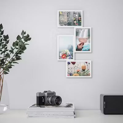 IKEA YLLEVAD Collage frame for 4 photos, white | IKEA Collage photo frames | IKEA Frames & pictures | Eachdaykart