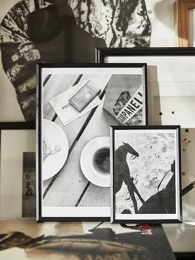 IKEA YLLEVAD Frame, black | IKEA Picture & photo frames | IKEA Frames & pictures | Eachdaykart