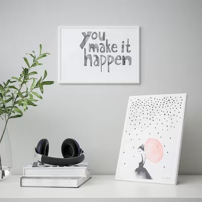IKEA YLLEVAD Frame, white | IKEA Picture & photo frames | IKEA Frames & pictures | Eachdaykart