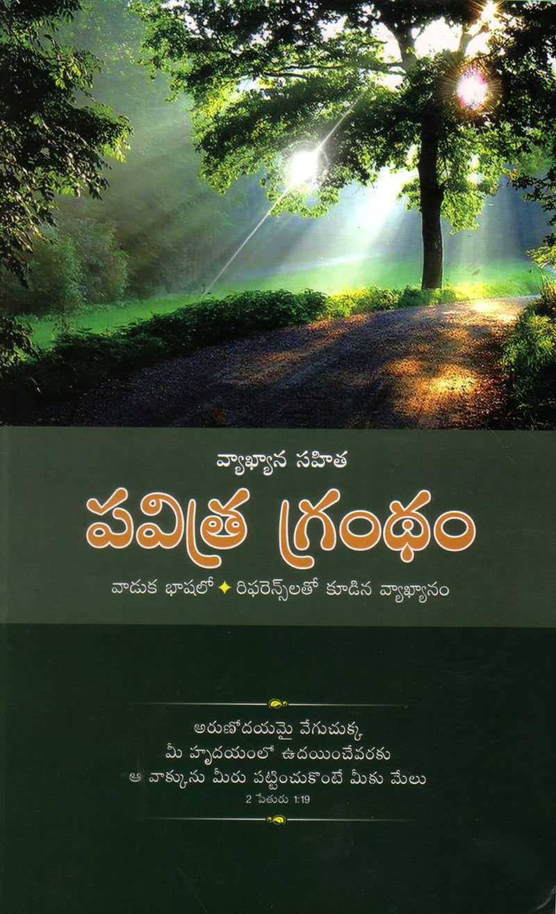 Vyakhyana sahitha pavithra grandham | Telugu christian books | Telugu Study Bible - EachDayKart