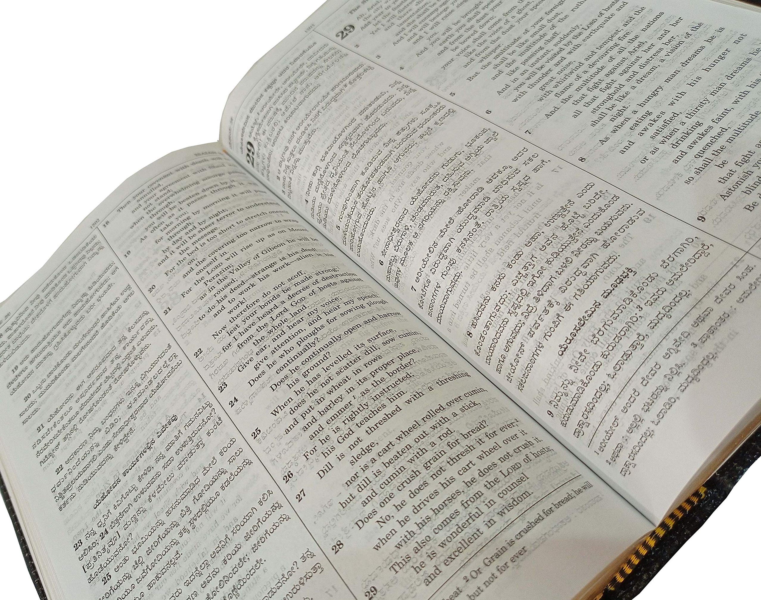 Kannada English Parallel Royal Diglot Bible | Kannada English Parallel ...