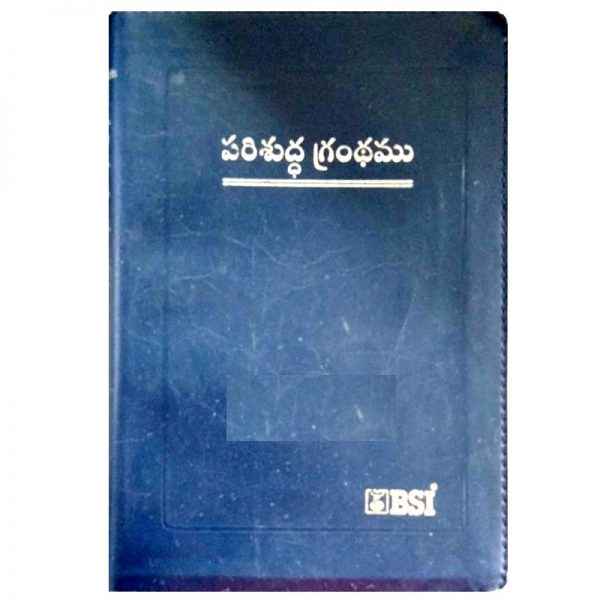 Telugu Bible – OV – (N.F O3) Deluxe with Zip – Plastic comb – BSI Version - Telugu Bibles - EachDayKart