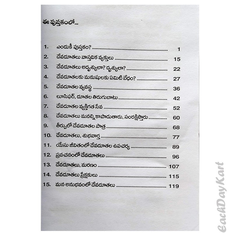 Angels are invisible servants of God By Billy Graham – Telugu christian books - EachDayKart