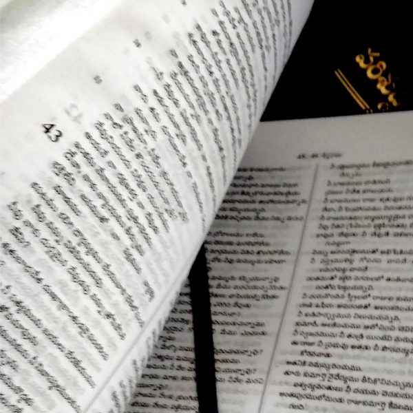 Telugu Bible – OV – (N.F O3) Deluxe with Zip – Plastic comb – BSI Version - Telugu Bibles - EachDayKart