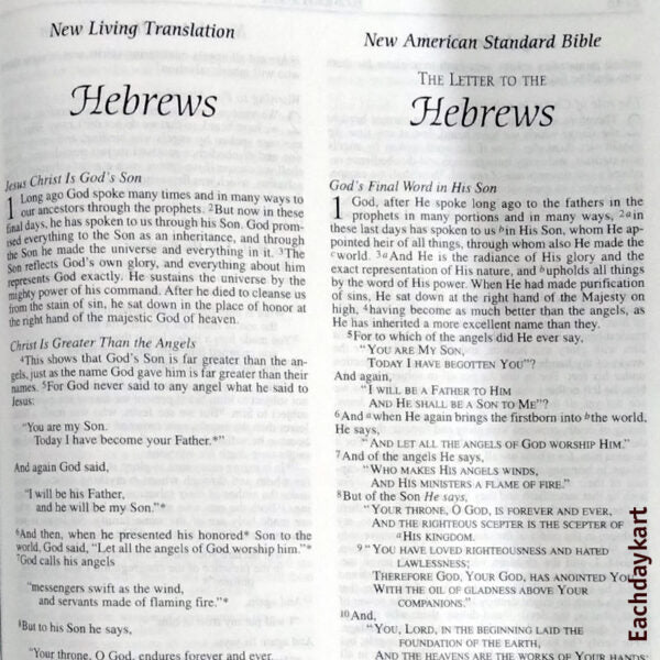 Todays parallel bible kjv niv nasb nlt by zondervan - EachDayKart