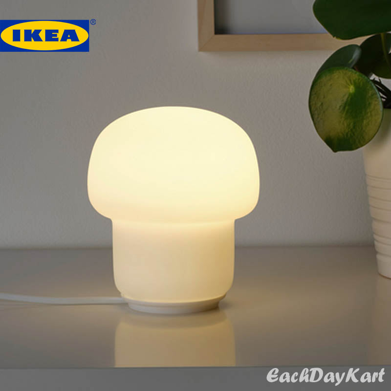IKEA TOKABO Table lamp, glass opal white – IKEA Table Lamps – IKEA Lamps - Eachdaykart - EachDayKart