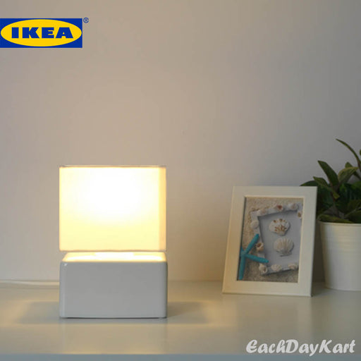 IKEA VISSLEBO Table lamp, ceramic white - IKEA - IKEA Table Lamps
