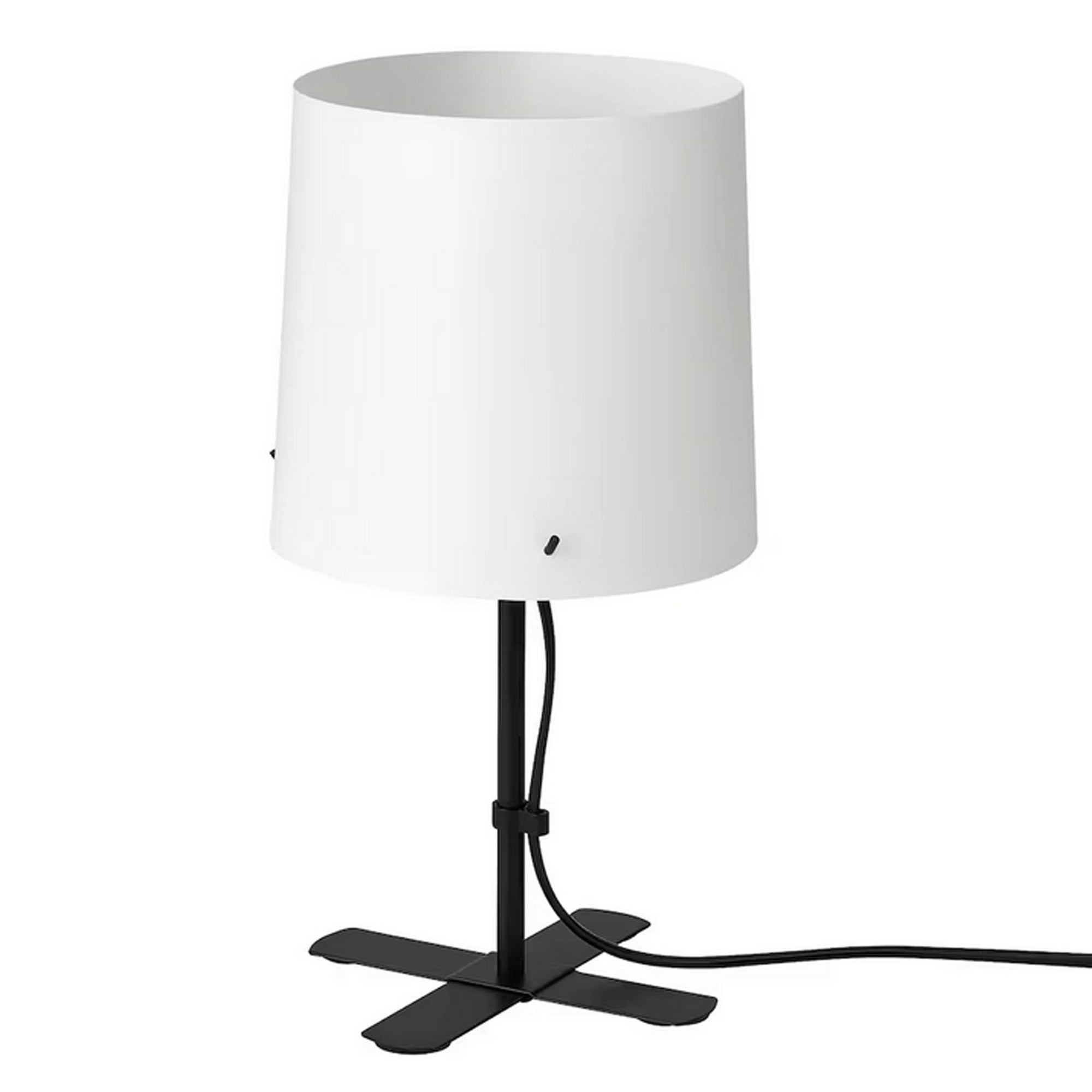 IKEA BARLAST Table lamp, black/white IKEA Table Lamps Eachdaykart