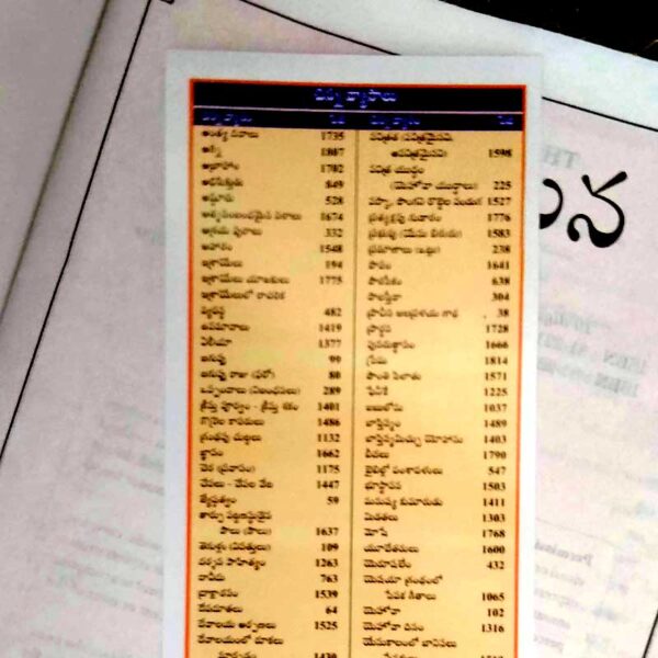 Telugu Study Bible By BSI Version – Telugu Bibles – Telugu study Bibles – Telugu christian Books - EachDayKart