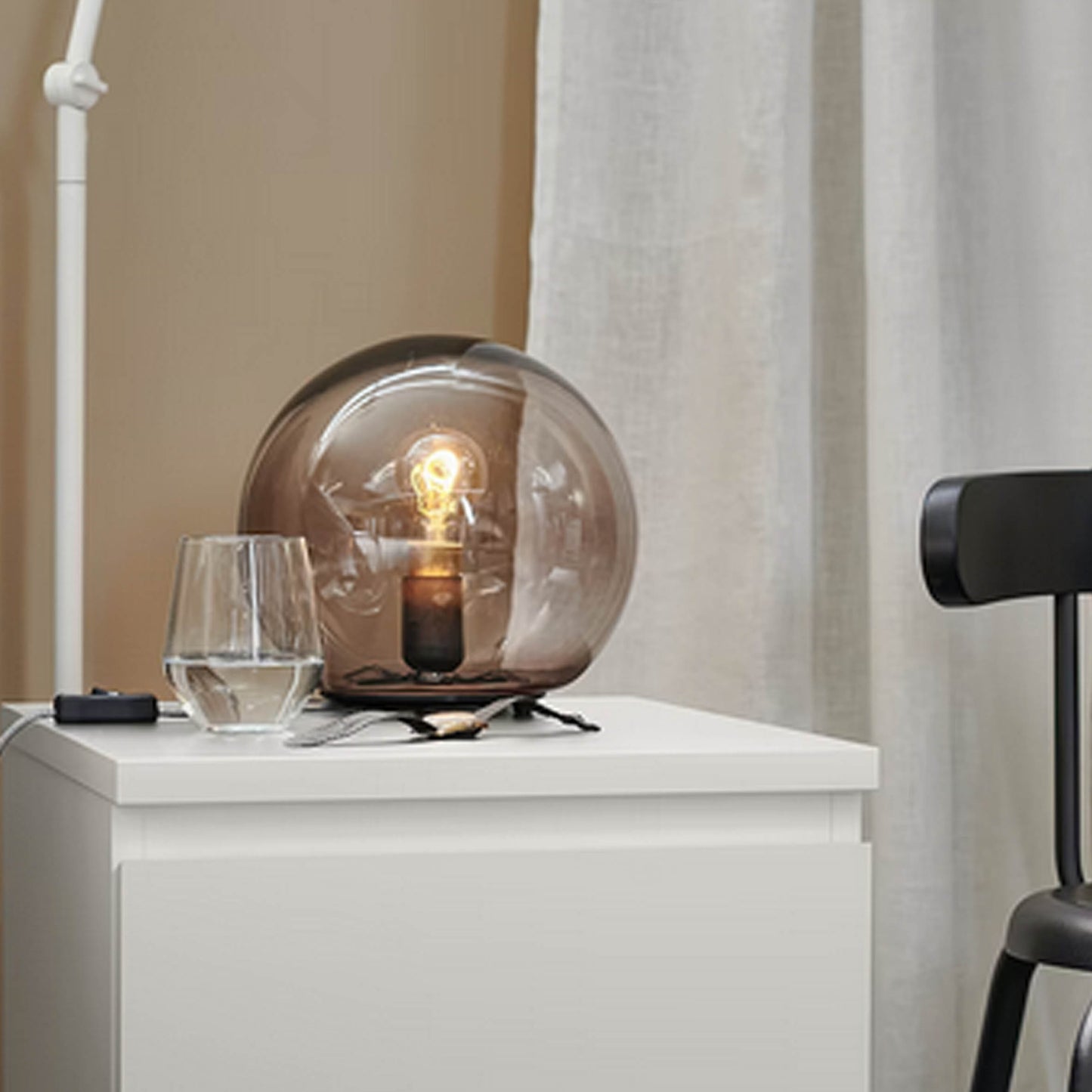 IKEA FADO Table lamp, grey | IKEA Table Lamps | Eachdaykart