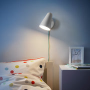 IKEA FUBBLA LED wall lamp, white | IKEA Children's lighting | Eachdaykart - EachDayKart