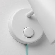 IKEA FUBBLA LED wall lamp, white | IKEA Children's lighting | Eachdaykart - EachDayKart