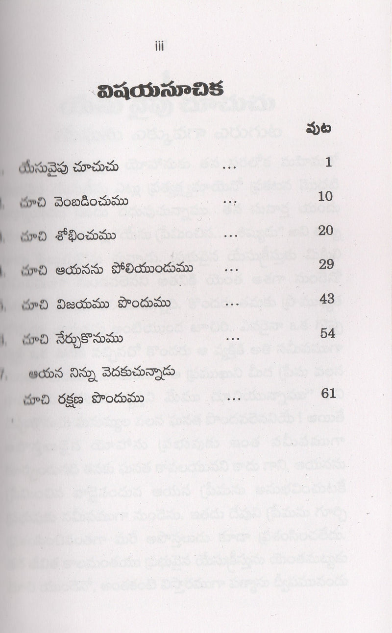 Looking unto Jesus by Bro Bakht Singh in Telugu | Telugu Bakht Singh Books | Telugu Christian Books - EachDayKart