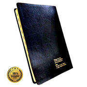 Holy bible telugu korean giant print leather cover gold edge thumb index by bsi - EachDayKart