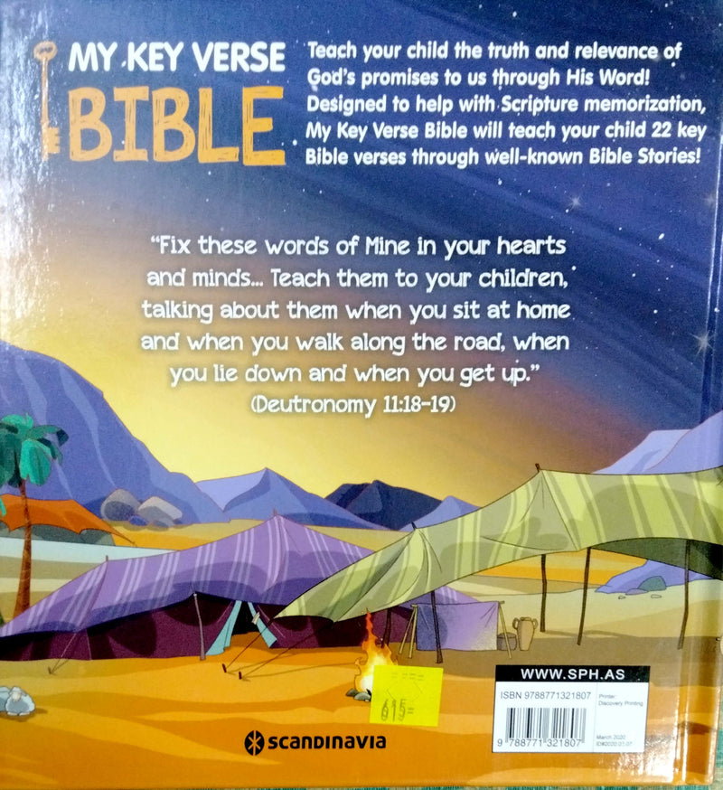 My key verse bible the bible for children illustrated christian books for children - EachDayKart