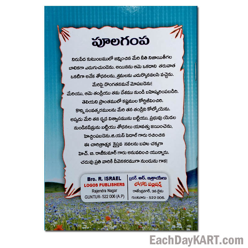Pulagampa By H.B. Raj kumar – Telugu christian books - EachDayKart