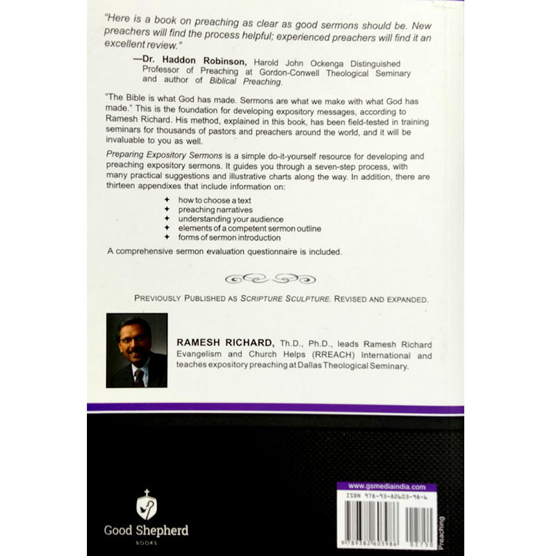 Preparing Expository Sermons by Ramesh Richard | christian books - EachDayKart