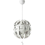 IKEA PS 2014 Pendant lamp, white/silver-colour | Eachdaykart - EachDayKart