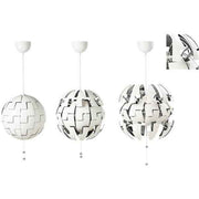 IKEA PS 2014 Pendant lamp, white/silver-colour | Eachdaykart - EachDayKart