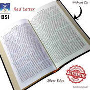 The Holy Bible Telugu (OV- NF)(Red Latter) – Classic Plus PL – Yaap RL – Leatherbound by BSI – Telugu Bibles - EachDayKart