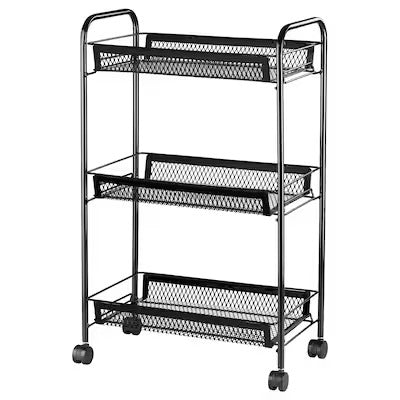 IKEA ALSNAREN Trolley, black | IKEA Kitchen islands & trolleys | IKEA Trolleys | Eachdaykart - EachDayKart