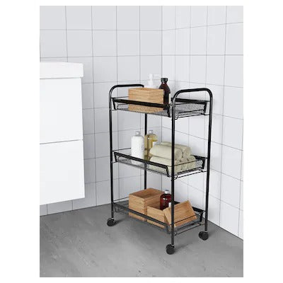 IKEA ALSNAREN Trolley, black | IKEA Kitchen islands & trolleys | IKEA Trolleys | Eachdaykart