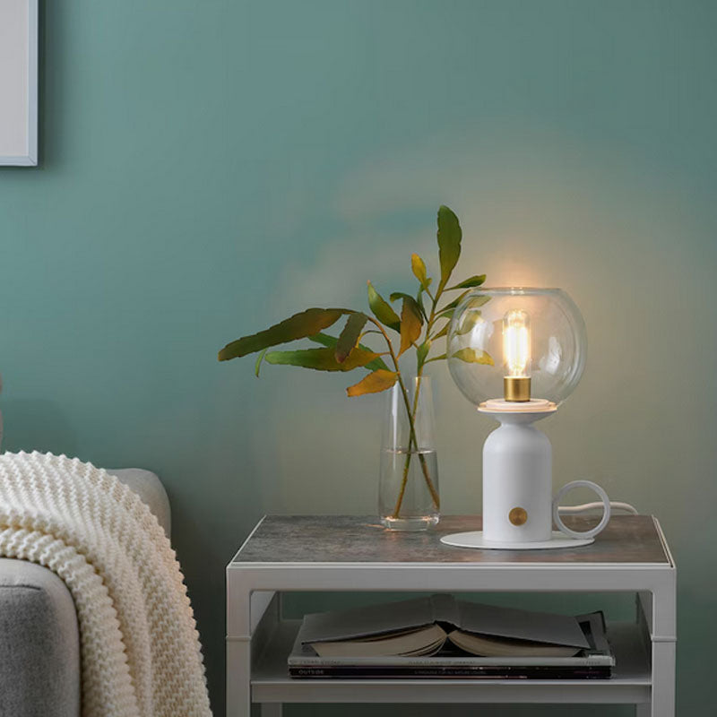 IKEA ASKMULLER Table lamp, white - IKEA Table Lamps - Eachdaykart - EachDayKart
