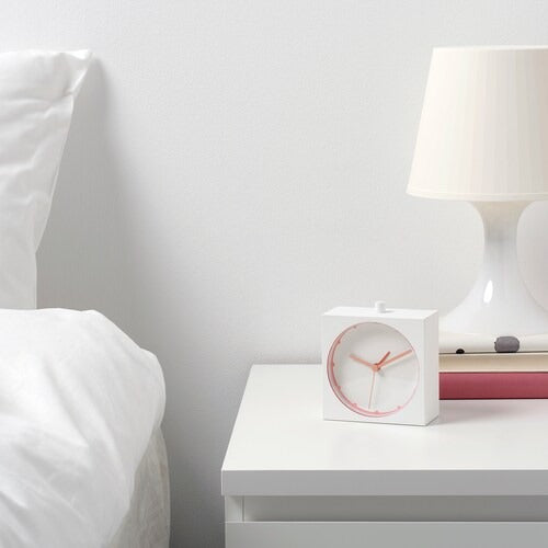 IKEA BAJK Alarm clock, white | IKEA Alarm clocks | Eachdaykart - EachDayKart
