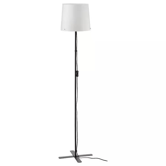 IKEA BARLAST Floor lamp, black/white, 150 cm (59 ") | IKEA Floor Lamps | Eachdaykart