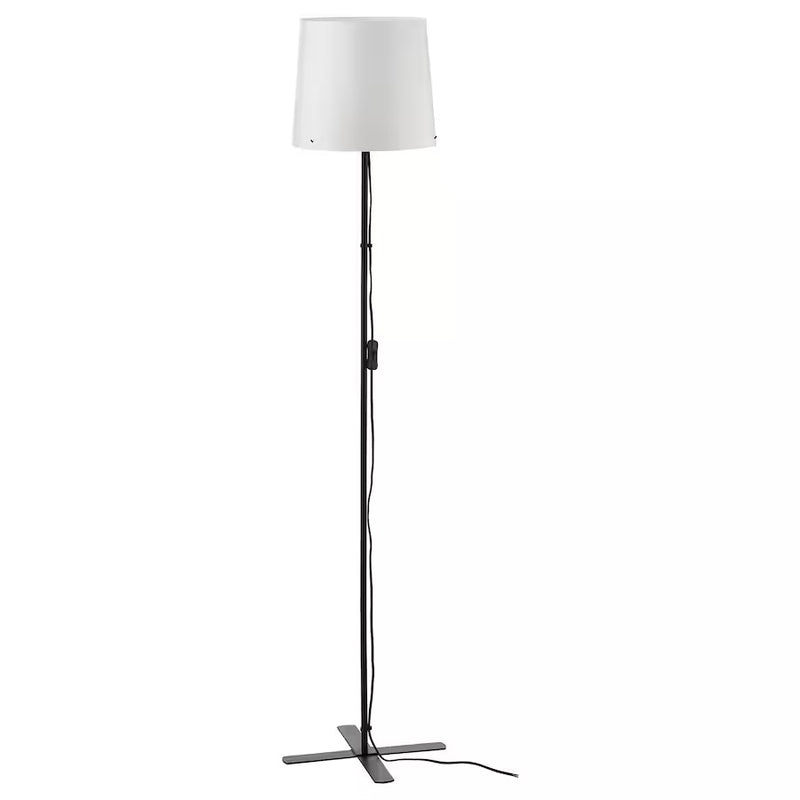 IKEA BARLAST Floor lamp, black/white, 150 cm (59 ") | IKEA Floor Lamps | Eachdaykart - EachDayKart