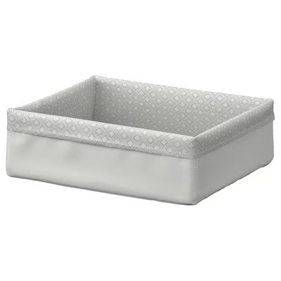 IKEA  BAXNA Organiser, grey/white | IKEA Bathroom boxes & baskets | IKEA Storage boxes & baskets | IKEA Small storage & organisers | Eachdaykart