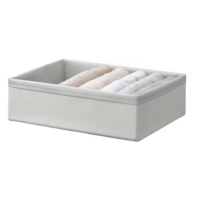 IKEA BAXNA Organiser, grey/white | IKEA Bathroom boxes & baskets | IKEA Storage boxes & baskets | IKEA Small storage & organisers | Eachdaykart - EachDayKart