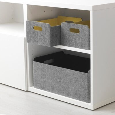 IKEA BESTA Box, yellow | IKEA Paper & media boxes | IKEA Storage boxes & baskets | IKEA Small storage & organisers | Eachdaykart - EachDayKart