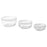 IKEA BESTAMMA Food container with lid, set of 3, glass | Food containers | Storage & organisation | Eachdaykart