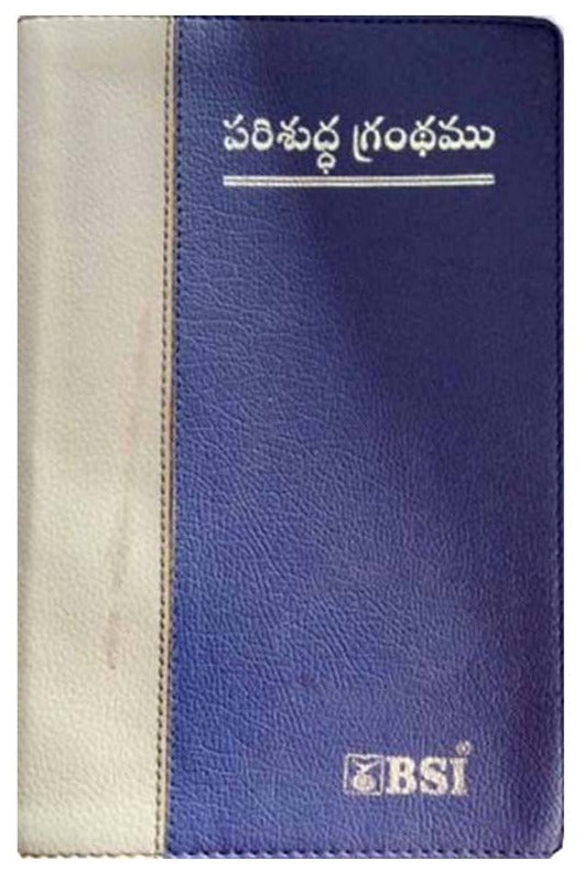 Telugu Bible (O.V) O.T and NT “Deluxe” with Zip By BSI - Telugu Bibles