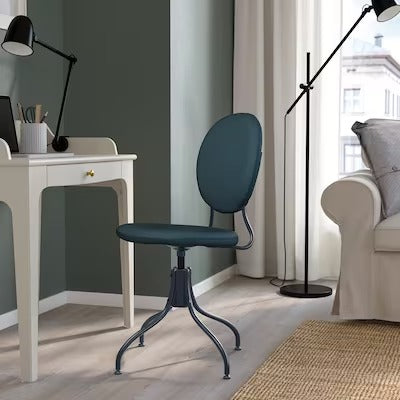 IKEA BJORKBERGET Swivel chair, Idekulla blue | IKEA Desk chairs for home | IKEA Desk chairs | Eachdaykart