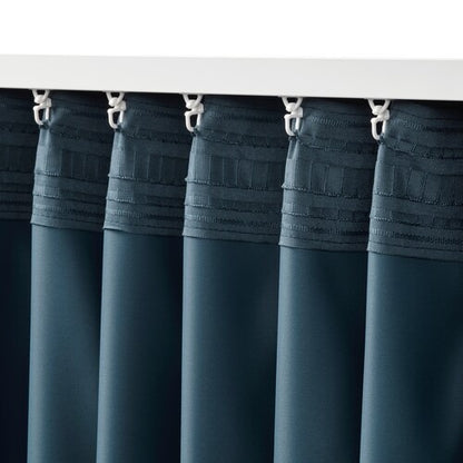 IKEA BLAHUVA Block-out curtains, 1 pair, dark blue | IKEA Block-out curtains | IKEA Curtains | Eachdaykart