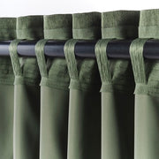 IKEA BLAHUVA Block-out curtains, 1 pair, green | IKEA Block-out curtains | IKEA Curtains | Eachdaykart - EachDayKart