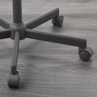 IKEA BLECKBERGET Swivel chair, Idekulla dark grey | IKEA Desk chairs for home | IKEA Desk chairs | Eachdaykart - EachDayKart