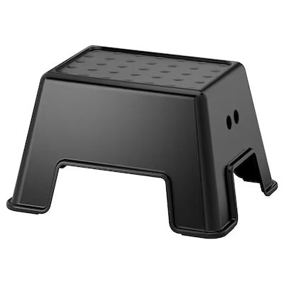 IKEA BOLMEN Step stool, black | IKEA Small chairs | IKEA Children's chairs | Eachdaykart