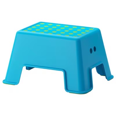 IKEA BOLMEN Step stool, blue | IKEA Small chairs | IKEA Children's chairs | Eachdaykart