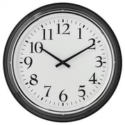 IKEA BRAVUR Wall clock, black | IKEA Wall & table clocks | Eachdaykart - EachDayKart