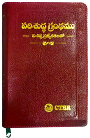 Telugu bible Brown color Leather bound by CTBR | Telugu Bibles | Telugu christian books - EachDayKart