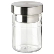 IKEA DAGKLAR Jar with insert, clear glass/stainless steel | Food containers | Storage & organisation | Eachdaykart - EachDayKart