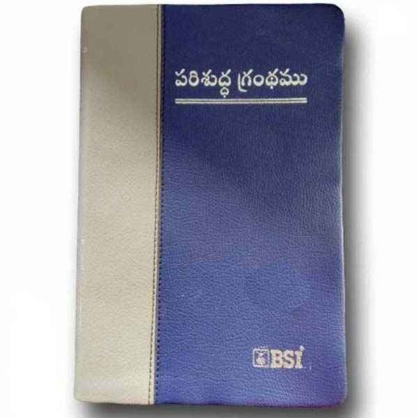 Telugu Bible “Deluxe” Without Zip By BSI - Telugu Bibles - EachDayKart