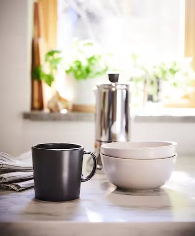 IKEA DINERA Mug, dark grey | IKEA Mugs & cups | IKEA Coffee & tea | Eachdaykart